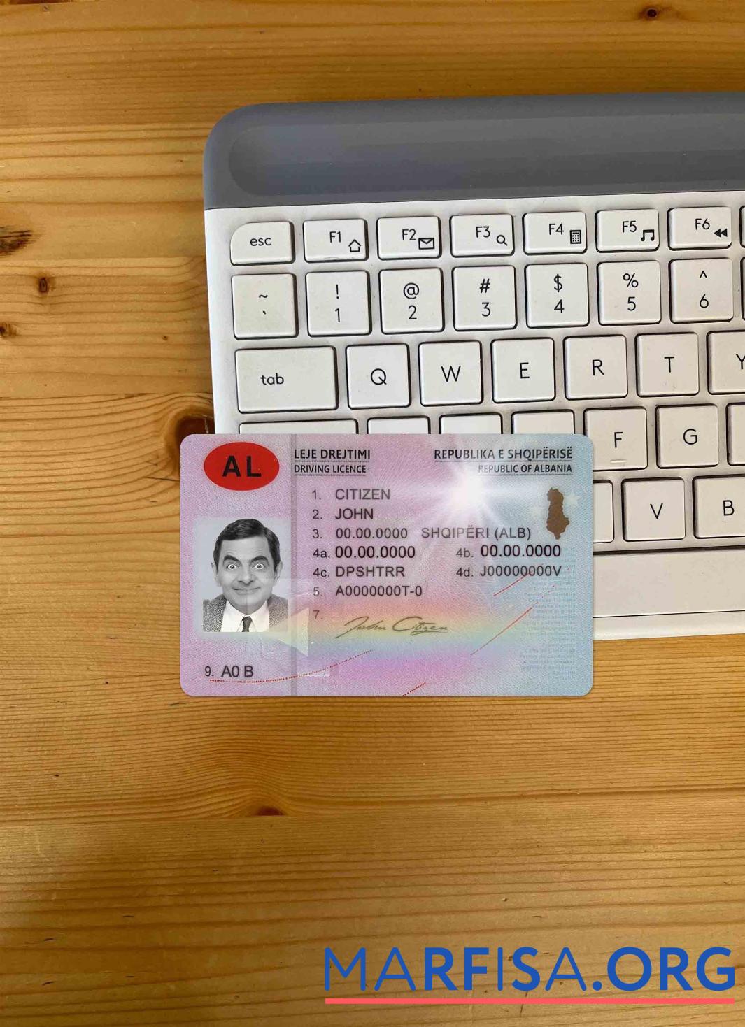 Printable Albania DL (2015 present) photolook download for verification